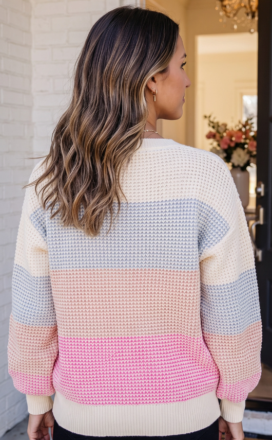 Colorblock Sweater